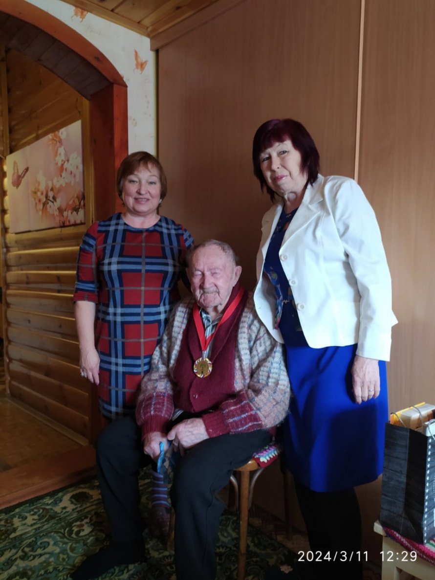 С 90летием Мещеряков Николай Николаевич!